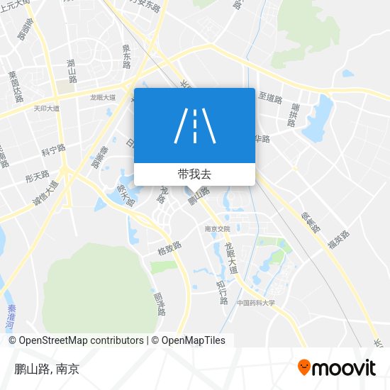 鹏山路地图