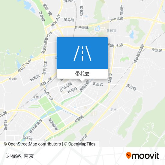 迎福路地图