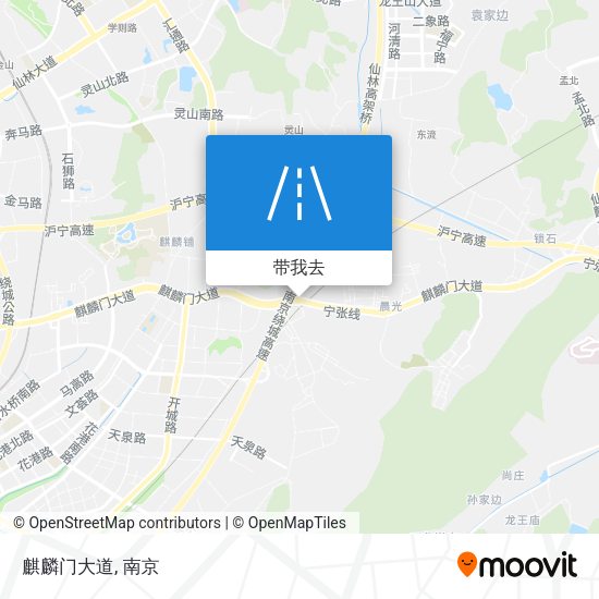 麒麟门大道地图