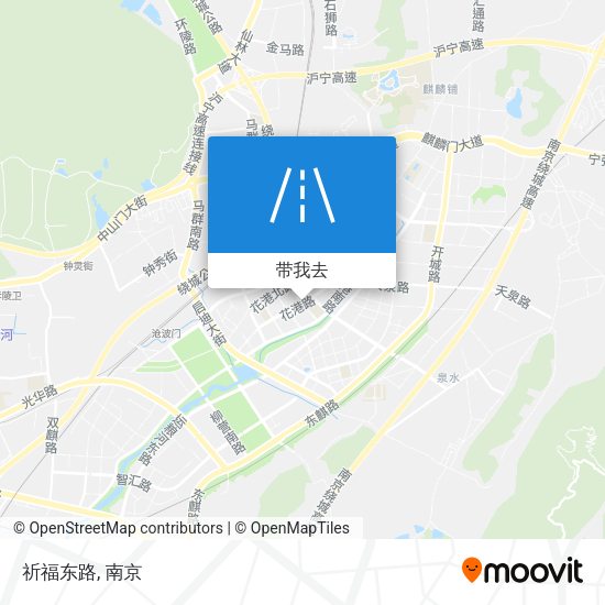 祈福东路地图