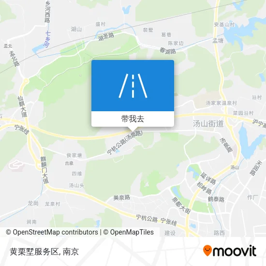 黄栗墅服务区地图