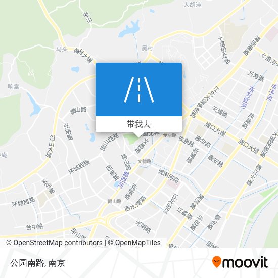 公园南路地图