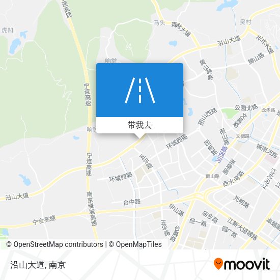 沿山大道地图