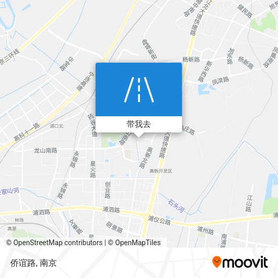 侨谊路地图