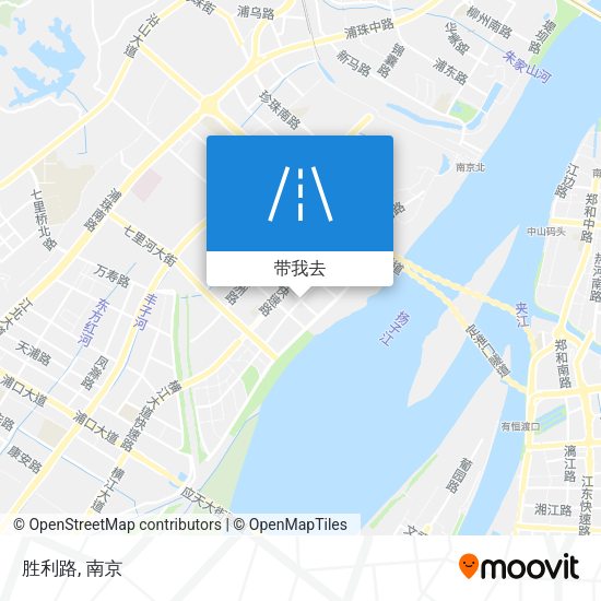 胜利路地图