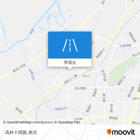 高科十四路地图
