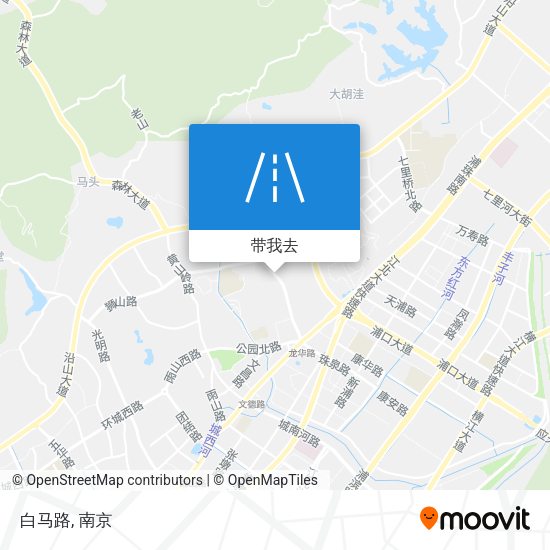 白马路地图