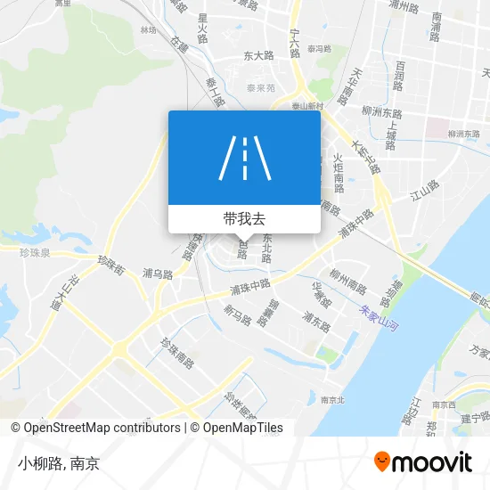小柳路地图