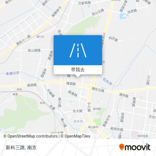 新科三路地图