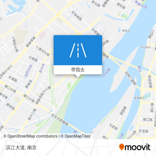 滨江大道地图