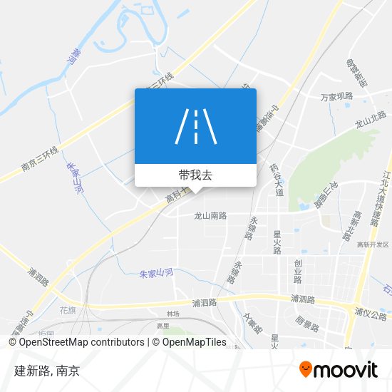 建新路地图