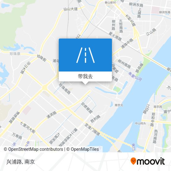 兴浦路地图