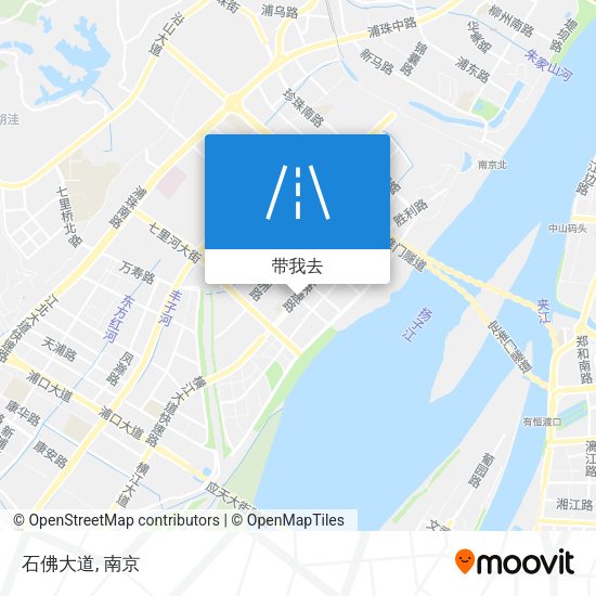 石佛大道地图