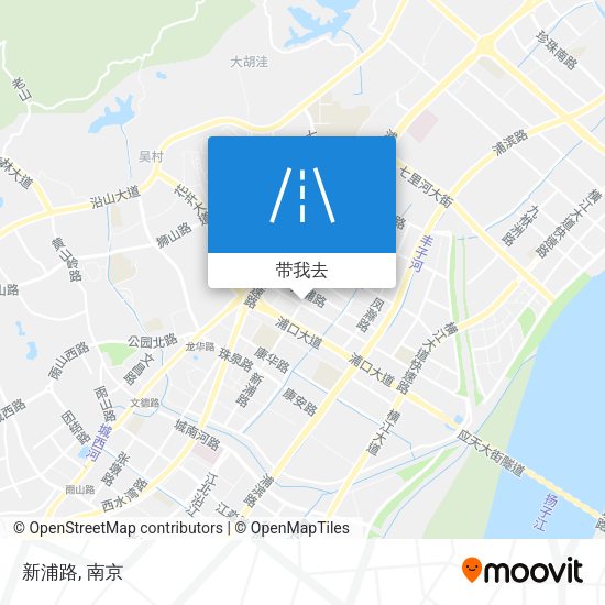 新浦路地图