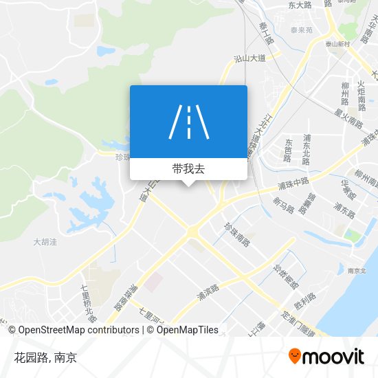 花园路地图