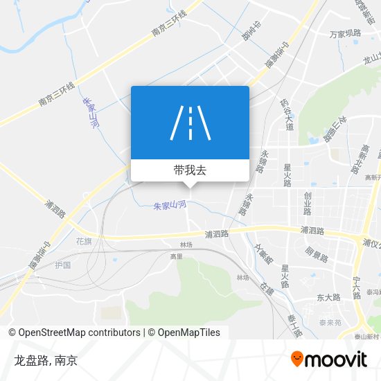 龙盘路地图