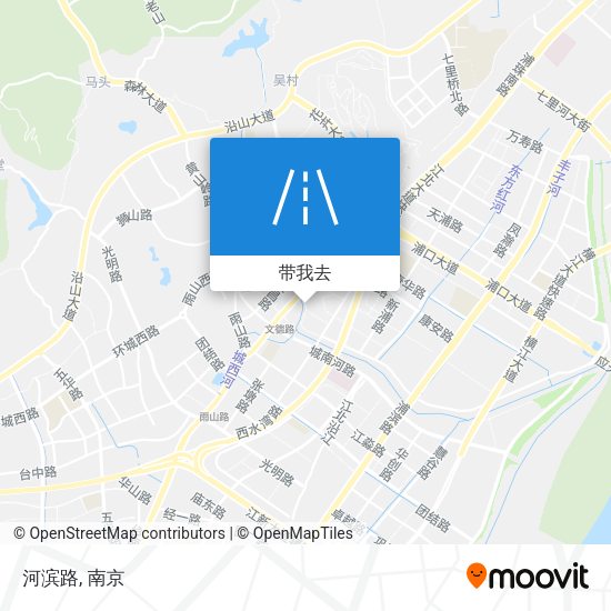 河滨路地图