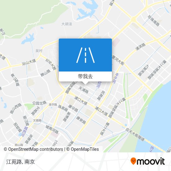 江苑路地图