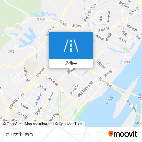 定山大街地图
