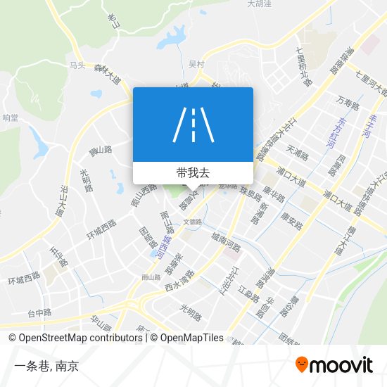 一条巷地图
