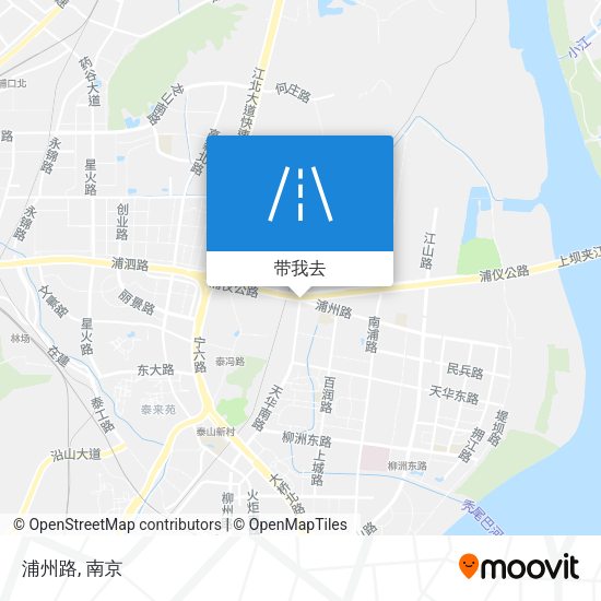 浦州路地图