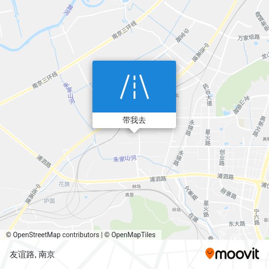 友谊路地图