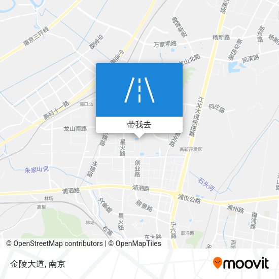 金陵大道地图