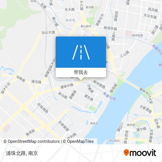 浦珠北路地图