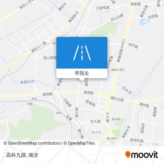 高科九路地图