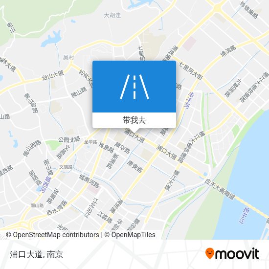 浦口大道地图