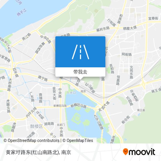 黄家圩路东(红山南路北)地图