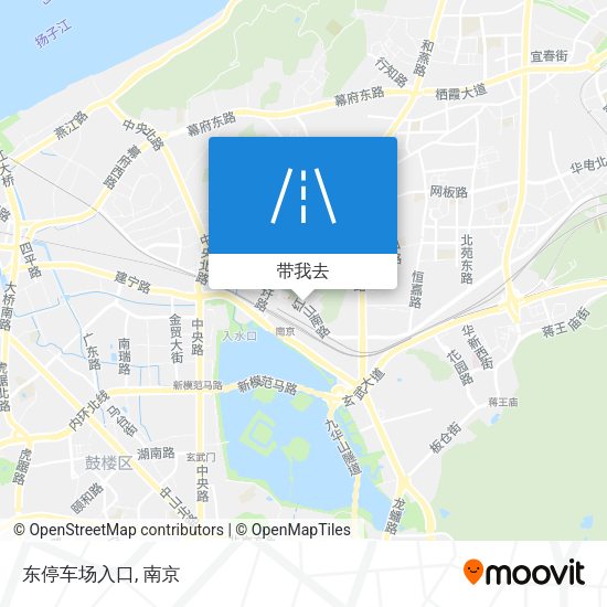 东停车场入口地图