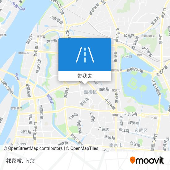 祁家桥地图