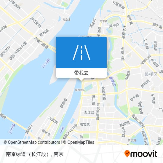 南京绿道（长江段）地图
