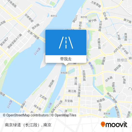 南京绿道（长江段）地图