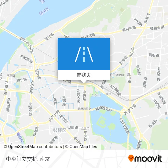 中央门立交桥地图