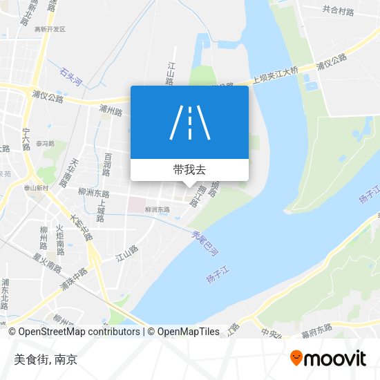 美食街地图
