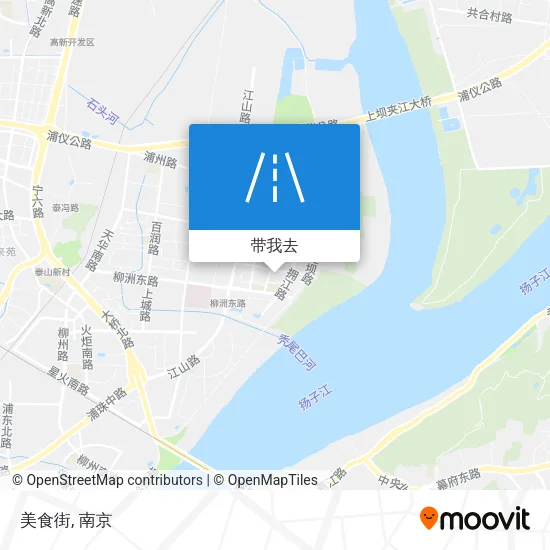 美食街地图