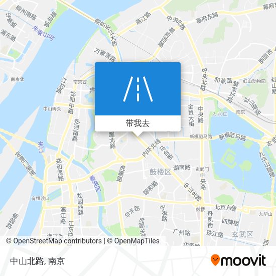 中山北路地图