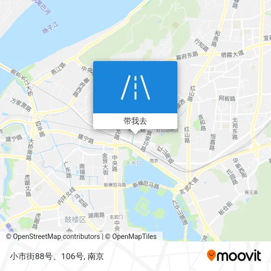 小市街88号、106号地图