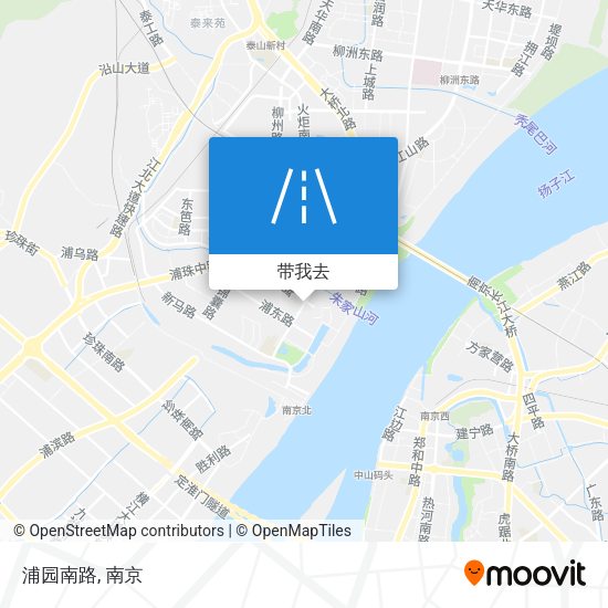 浦园南路地图