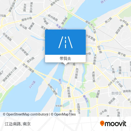 江边南路地图