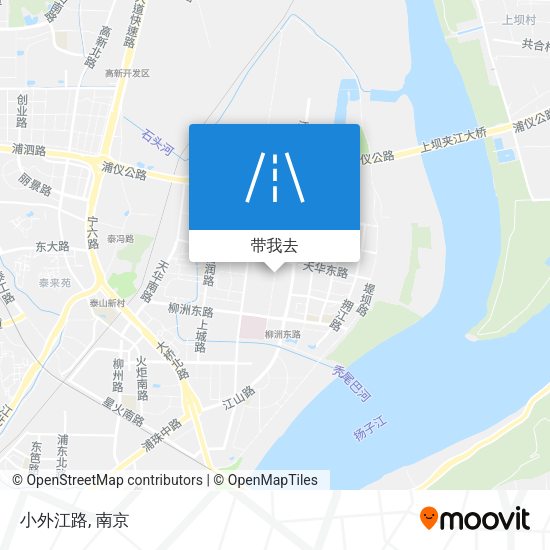 小外江路地图