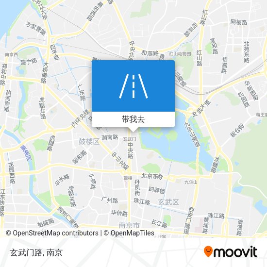 玄武门路地图