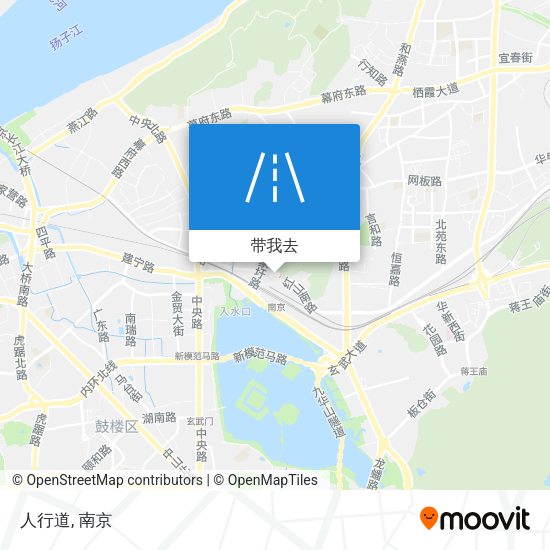 人行道地图