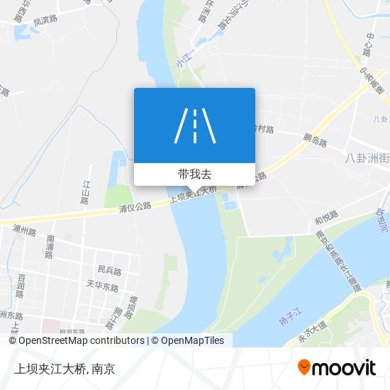 上坝夹江大桥地图