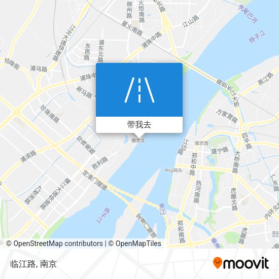 临江路地图