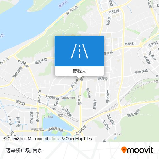迈皋桥广场地图