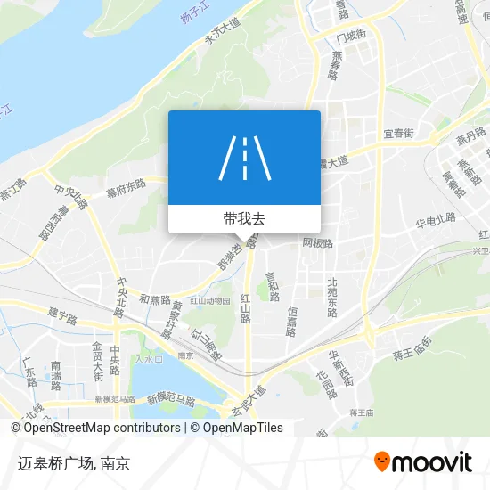 迈皋桥广场地图
