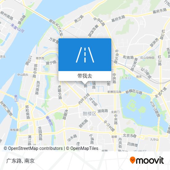 广东路地图